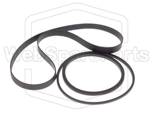 Kit cinghie ricambio per restaurazione piastra cassette vintage Kenwood KX-3050