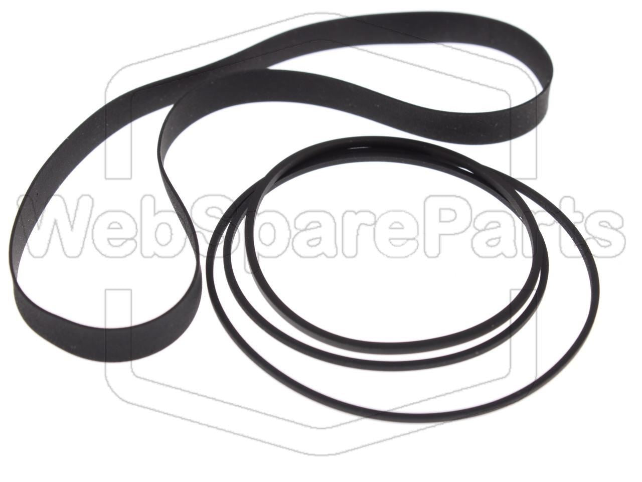 Kit cinghie ricambio per videoregistratore a cassetta Sharp VC-8481