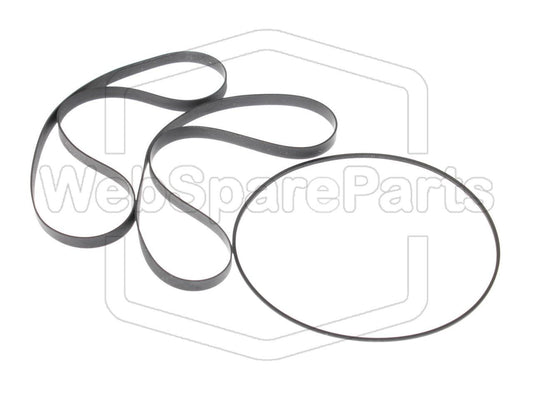Kit cinghie ricambio per doppia piastra cassette Pioneer CX-W700