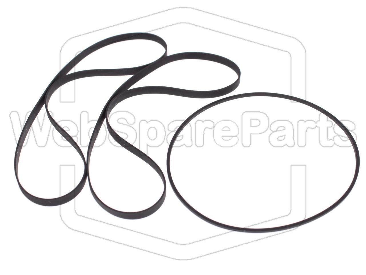 Kit cinghie ricambio per doppia piastra cassette Kenwood KX-770W