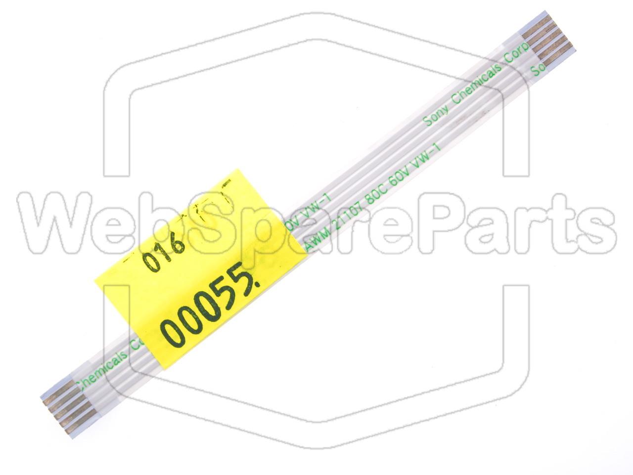 5 Pins Flat Cable L=90mm W=7.60mm