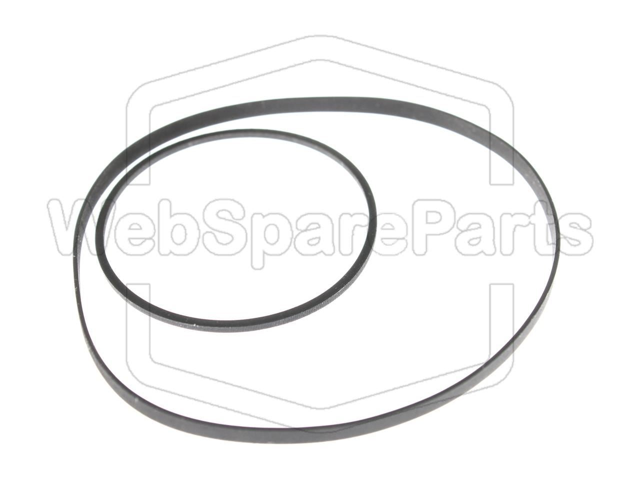 Kit cinghie ricambio per restaurazione piastra cassette vintage Philips MCM7