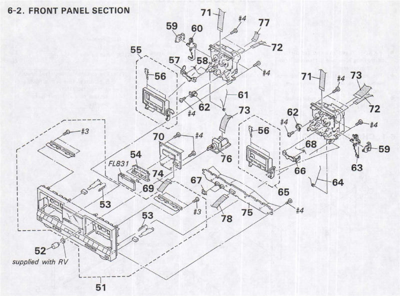 Sony Part Number 3-354-963-01 DAMPER Pos.(62) - WebSpareParts