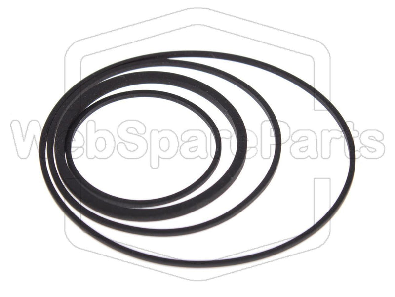 Belt Kit For Video Cassette Recorder JVC BR-7000 E - WebSpareParts