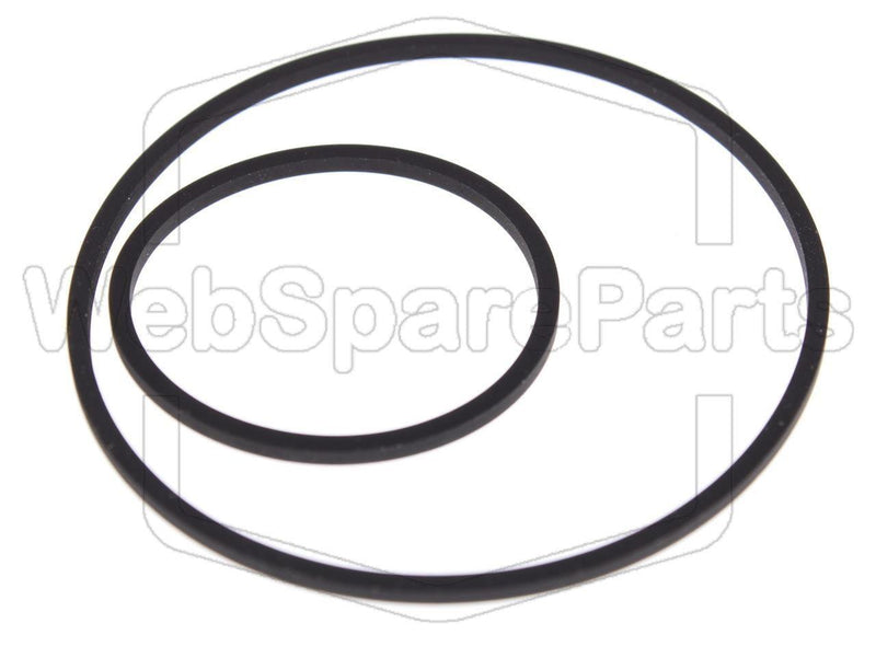 Belt Kit For Video Cassette Recorder Continental Edison VKS-2537 - WebSpareParts