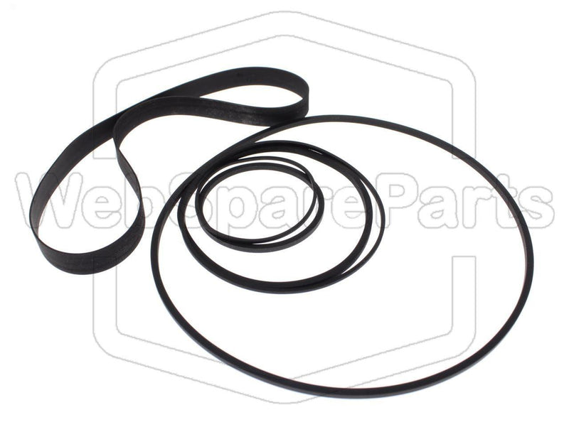 Belt Kit For Video Cassette Recorder Intervideo IV-707 - WebSpareParts