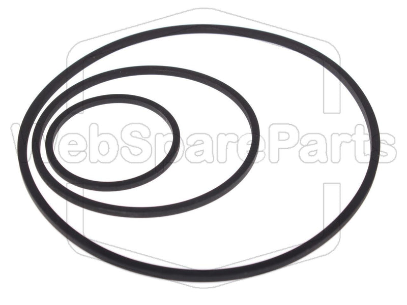 Belt Kit For Video Cassette Recorder Fujitsu General VGX-645 - WebSpareParts