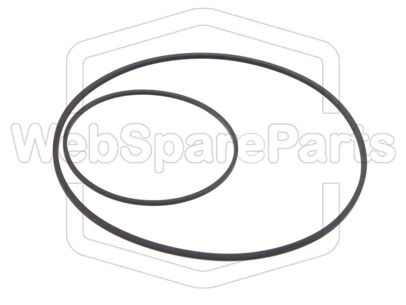 Belt Kit For Cassette Deck Panasonic SA-PM07 - WebSpareParts