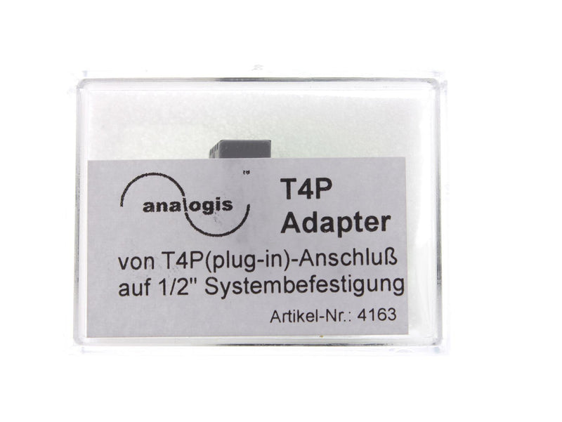 Headshell T4P Adaptor For adapting of T-4P (plug-in) cartridges to 1/2" fixing - WebSpareParts